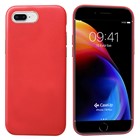 Apple iPhone 7 Plus CaseUp Leather Woven Kılıf Kırmızı